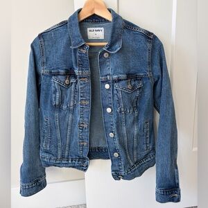 Old Navy Classic Medium Wash Denim Jacket
